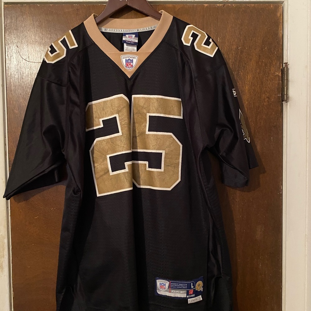 Authentic Reggie Bush Reebok Saints jersey